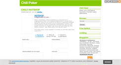 Desktop Screenshot of chilipoker.blog.hu