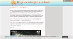 Desktop Screenshot of horgasz.blog.hu