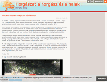 Tablet Screenshot of horgasz.blog.hu