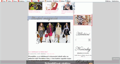 Desktop Screenshot of modni-magazin.blog.cz
