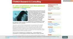 Desktop Screenshot of ithaka.blog.hu