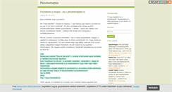 Desktop Screenshot of penzbehajtas.blog.hu