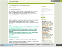Tablet Screenshot of penzbehajtas.blog.hu