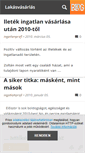 Mobile Screenshot of lakasvasarlas.blog.hu