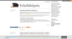 Desktop Screenshot of felnott-kepzes.blog.hu