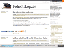 Tablet Screenshot of felnott-kepzes.blog.hu