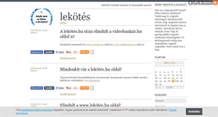 Desktop Screenshot of lekotes.blog.hu