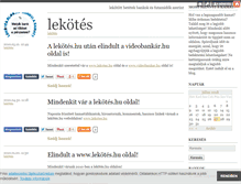 Tablet Screenshot of lekotes.blog.hu