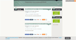 Desktop Screenshot of ingyenholmik.blog.hu