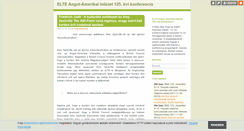 Desktop Screenshot of elteseas125konferencia.blog.hu