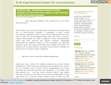 Tablet Screenshot of elteseas125konferencia.blog.hu