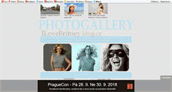 Desktop Screenshot of galleryilovebritney.blog.cz