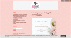 Desktop Screenshot of cuppcake.blog.hu