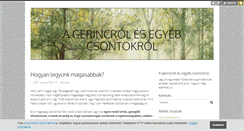 Desktop Screenshot of gerinc.blog.hu