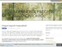 Tablet Screenshot of gerinc.blog.hu