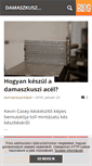 Mobile Screenshot of damaszkuszikesek.blog.hu