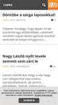 Mobile Screenshot of cs-k.blog.hu