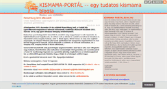 Desktop Screenshot of kismama-portal.blog.hu