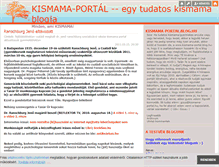 Tablet Screenshot of kismama-portal.blog.hu