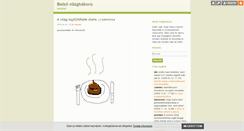 Desktop Screenshot of belsovilaghaboru.blog.hu