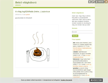 Tablet Screenshot of belsovilaghaboru.blog.hu
