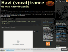 Tablet Screenshot of napi-trance.blog.hu