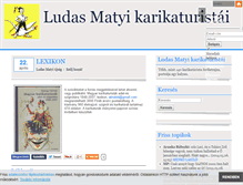 Tablet Screenshot of ludasmatyikarikaturistai.blog.hu
