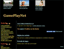 Tablet Screenshot of gameplaynet.blog.cz