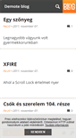 Mobile Screenshot of demote.blog.hu