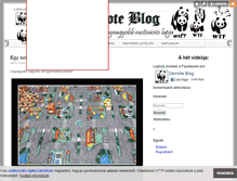 Tablet Screenshot of demote.blog.hu