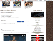 Tablet Screenshot of claire-diamond.blog.cz