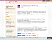 Tablet Screenshot of hitel-szemelyi-kolcson.blog.hu