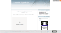 Desktop Screenshot of drogosokugyvedje.blog.hu