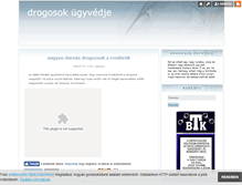 Tablet Screenshot of drogosokugyvedje.blog.hu