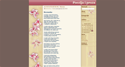 Desktop Screenshot of poezijaproza.blog.rs