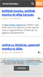 Mobile Screenshot of munkaesallas.blog.hu