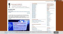 Desktop Screenshot of konspiradio.blog.hu