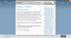 Desktop Screenshot of keresok.blog.hu