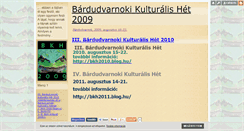 Desktop Screenshot of bardudvarnok.blog.hu