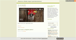 Desktop Screenshot of angol.blog.hu