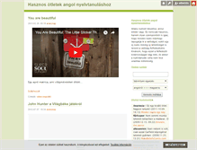 Tablet Screenshot of angol.blog.hu