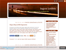 Tablet Screenshot of ingyen-letoltes.blog.hu