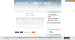 Desktop Screenshot of jatekblog.blog.hu