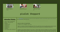 Desktop Screenshot of pisalek-sheppard.blog.cz