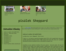 Tablet Screenshot of pisalek-sheppard.blog.cz
