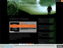 Tablet Screenshot of feketelovag.blog.hu