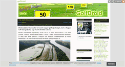 Desktop Screenshot of golfdroid.blog.hu