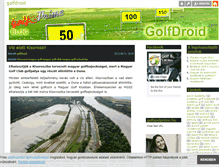 Tablet Screenshot of golfdroid.blog.hu