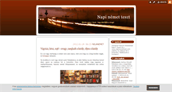 Desktop Screenshot of napinemetteszt.blog.hu