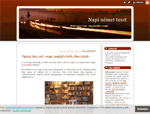 Tablet Screenshot of napinemetteszt.blog.hu